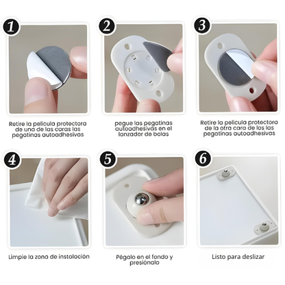 🛋️ MUEVE MUEBLES SIN ESFUERZO - Ruedas Adhesivas