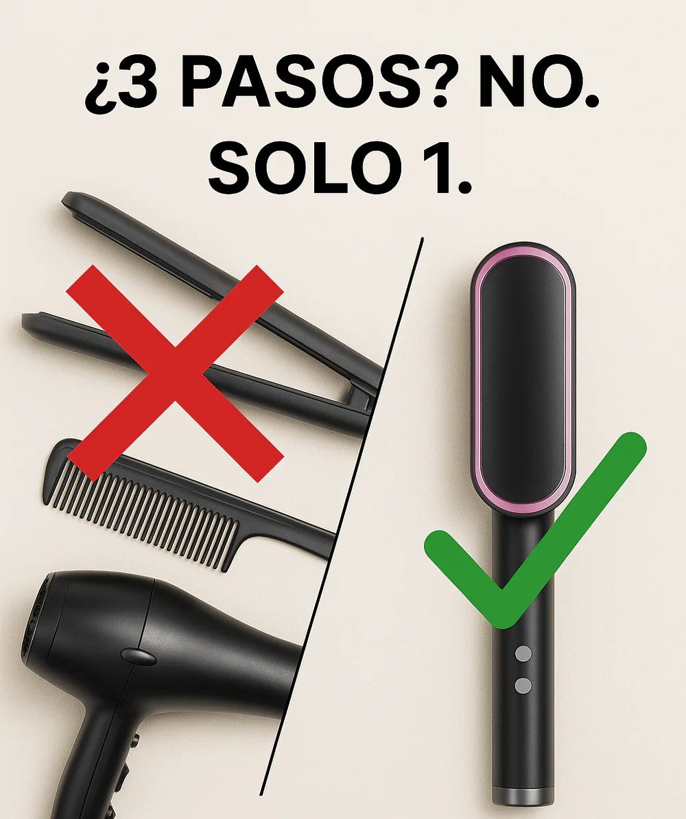 Cepillo Alisador - Alissence™ | Alisado Rápido y Sin Daños