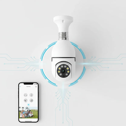 Cámara Inteligente de Seguridad 360° - SecurBulb™