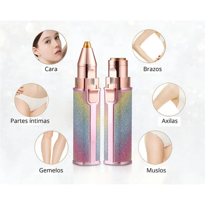 Depiladora Facial 2 en 1 | Diseño Arcoiris