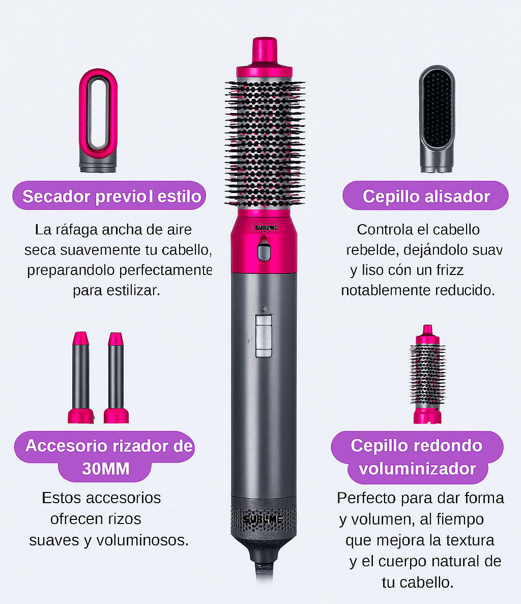 Cepillo Secador 5 en 1