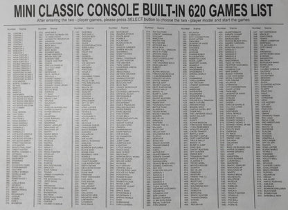 Consola Retro NES MINI + 620 Juegos + 2 mandos