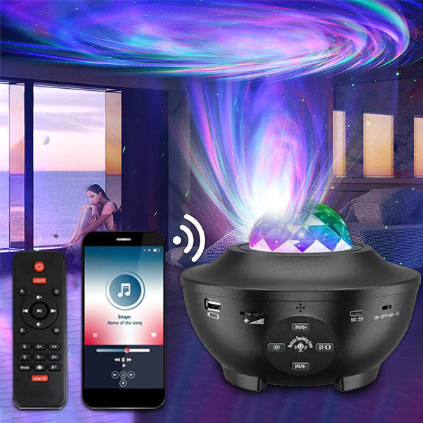 Proyector y altavoz 2 en 1 - NebulaGlow™