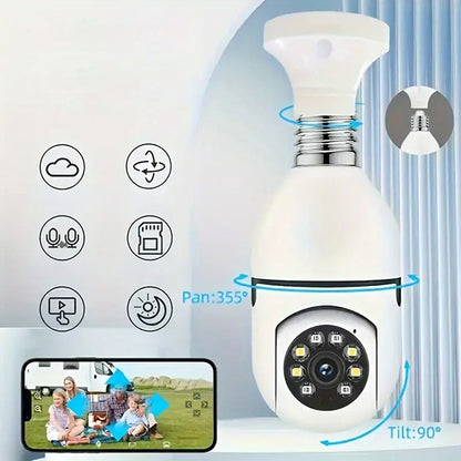 Cámara Inteligente de Seguridad 360° - SecurBulb™