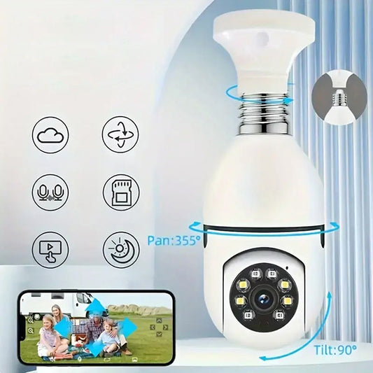 Cámara Inteligente de Seguridad 360° - SecurBulb™
