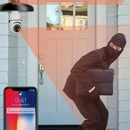 Cámara Inteligente de Seguridad 360° - SecurBulb™