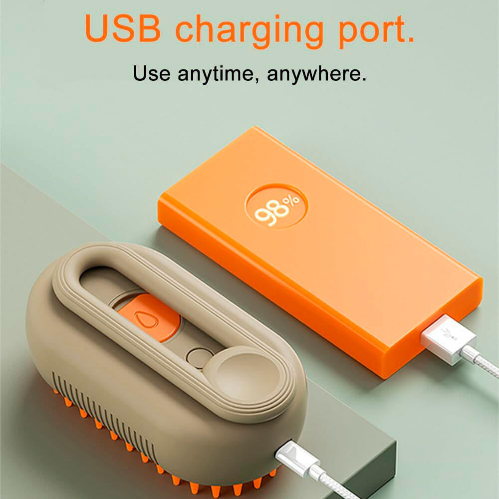 🐾 Cepillo Vapor Para Mascotas