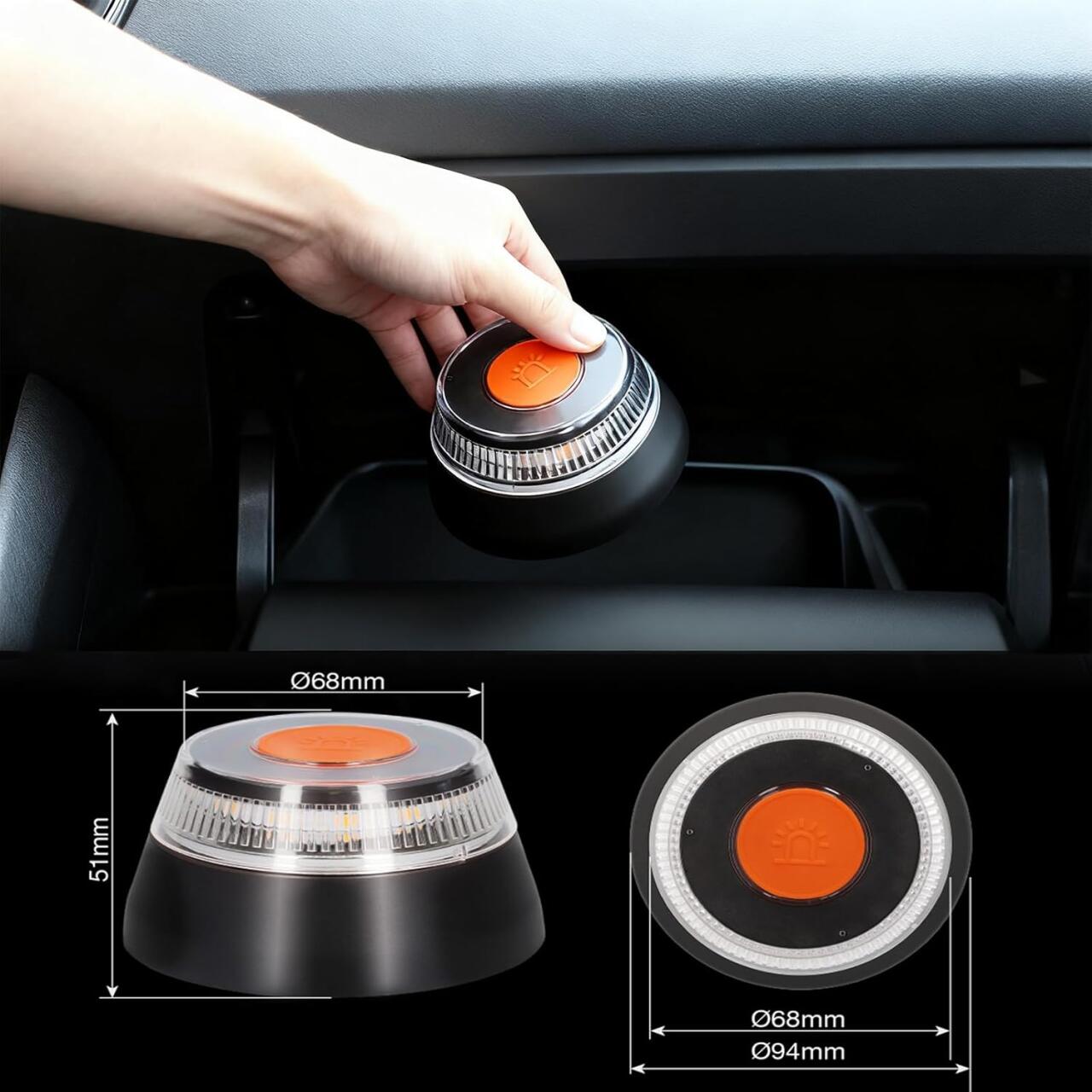 🚨Baliza Luz De Emergencia V16 Geolocalizada Homologada Por DGT